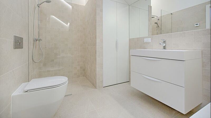 Washroom with a modern design